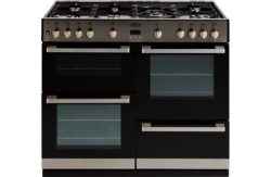 Belling DB4100G Gas Range Cooker - Stainless Steel/Ins/Del